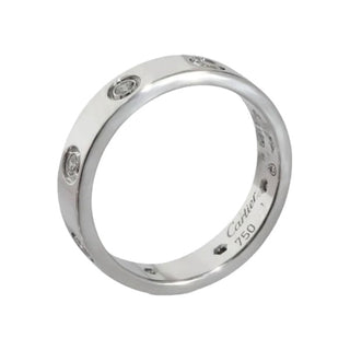 Cartier White Gold & 8 Diamond Love Ring