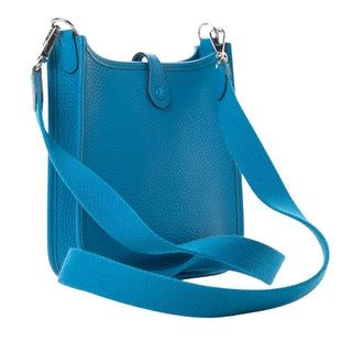 Hermès Bleu Zanzibar Taurillon Clemence Evelyne TPM