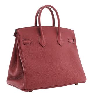 Hermes Birkin 25 Rouge H Togo Leather With GHW