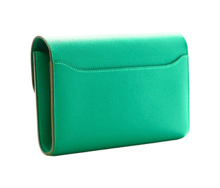 Hermès Vert Jade Constance Long Wallet