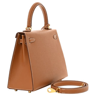 Hermès Kelly 25 Gold In Epsom Leather With Gold Hardware