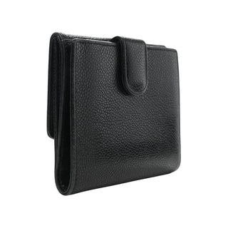 Chanel Black Caviar Timeless CC Flap Wallet
