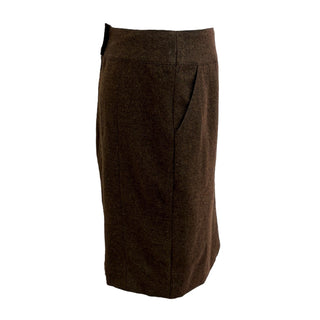 Chanel Brown Wool Tweed Jacket and Skirt Set