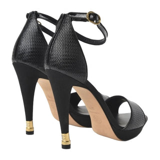 Chanel Patent Open Toe Ankle Strap Pumps