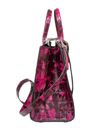 Louis Vuitton Fuchsia Inferno City Streamer PM Crocodilian Brilliant Bag