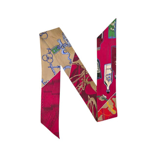 Hermes Colorado Silk Twilly Scarf