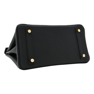 Hermès Birkin 25 Noir Togo Leather With Gold Hardware