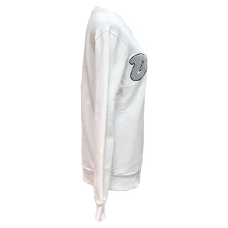 Christian Dior x KAWS White Cotton Terry Logo Bee Embroidered Sweatshirt