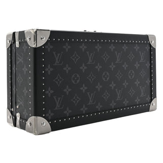 Louis Vuitton Black Monogram Eclipse Coffret 8 Watch Case