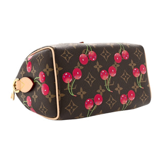 Louis Vuitton x Takashi Murakami Monogram Cerises Speedy Bandouliere 20 Bag