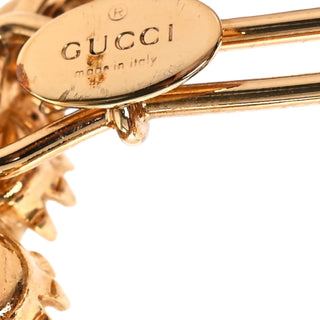 Gucci Gold Metal Pearl Interlocking-G Hair Clip