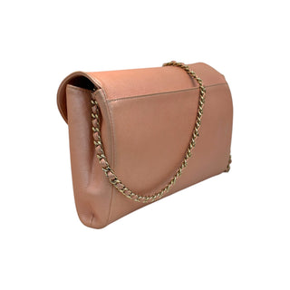 Chanel Pink Quilted Iridescent Calfskin Smart Pocket Flap Bag With Gold Hardware