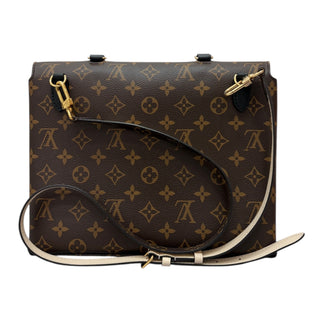 Louis Vuitton Brown Monogram & Python Mylockme Top Handle Bag