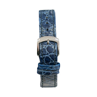 Fendi Crazy Carats Pink, Blue & White Topaz Dial Watch With Blue Alligator Strap