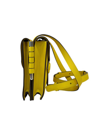 Hermès Twins Jaune Citron Shoulder Bag With PHW