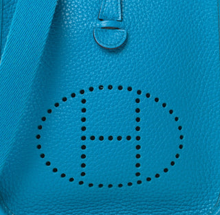 Hermès Bleu Zanzibar Taurillon Clemence Evelyne TPM