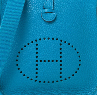 Hermès Bleu Zanzibar Taurillon Clemence Evelyne TPM