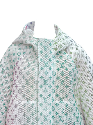Louis Vuitton Pastel Monogram Mesh Bomber Jacket