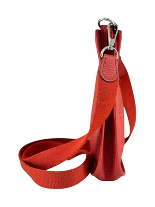 Hermès Rouge Casaque Taurillon Clemence Evelyne TPM