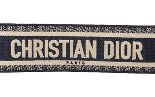 Christian Dior Blue Oblique Mini Saddle Bag With Strap