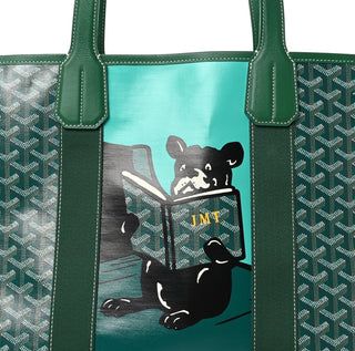 Goyard Green Goyardine Villette Tote Bag