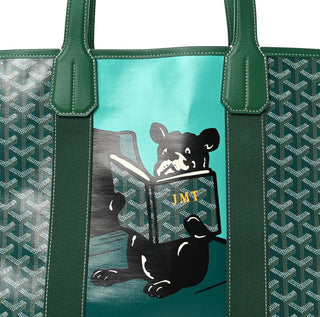 Goyard Green Goyardine Villette Tote Bag