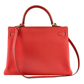 Hermès Candy Collection Kelly 35 in Rose Jaipur & Gold With GHW