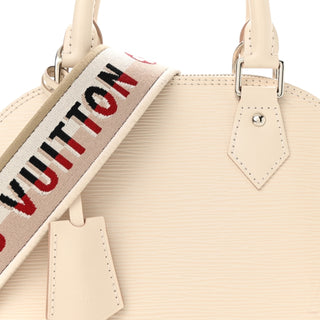 Louis Vuitton Cream Quartz Epi Jacquard Alma BB Bag