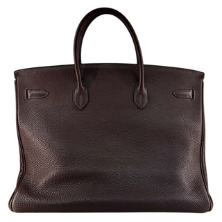 Hermès Birkin 40 In Dark Chocolate Togo Leather With Gold Hardware