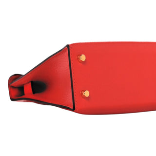 Hermes Mini Kelly 20 Rouge De Coeur Chevré Leather With Gold Hardware