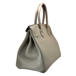 Hermes Birkin 30 Gris Tourterelle Togo Leather With Gold Hardware