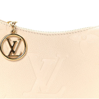 Louis Vuitton Cream Empreinte Monogram Mini Moon Bag