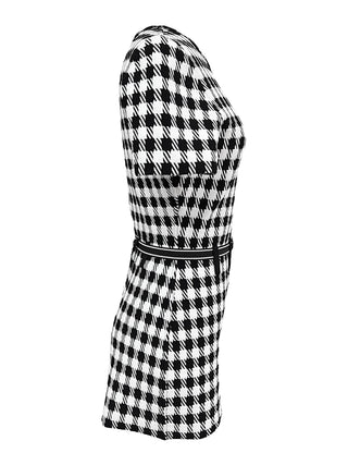 Alaïa Checked Jacquard Playsuit