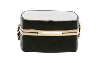 Chanel Black CC Makeup-Up Box Clutch With Chain Crossbody Bag