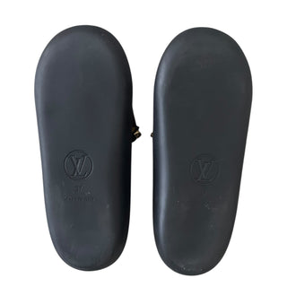 Louis Vuitton Monogram Slide Sandals with Crystal Embellishment