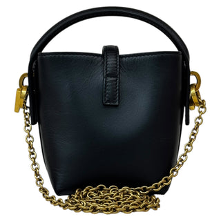 Yves Saint Laurent Black Mini Le 37 Bucket Bag With Gold-Tone Hardware