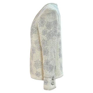 Chanel Beige Crystal Embellished Jacket