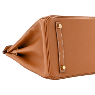 Hermes Birkin 30 Retourne Gold Epsom Leather With Gold Hardware