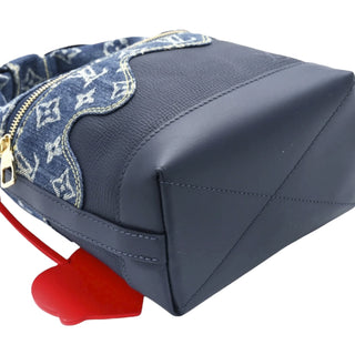 Louis Vuitton x Nigo Blue Taurillon Monogram Denim Japanese Cruiser Bag