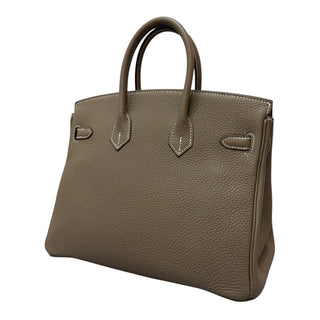 Hermès Birkin 25 In Étoupe Togo Leather With Palladium Hardware