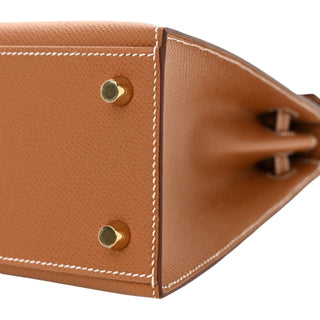 Hermès Kelly 25 Gold In Epsom Leather With Gold Hardware