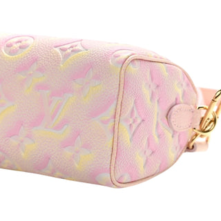 Louis Vuitton Pink Nano Speedy Empreinte Monogram Summer Stardust Bag