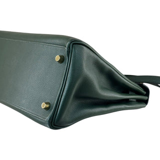 Hermès Kelly 28 In Vert Anglais Togo Leather With Gold Hardware