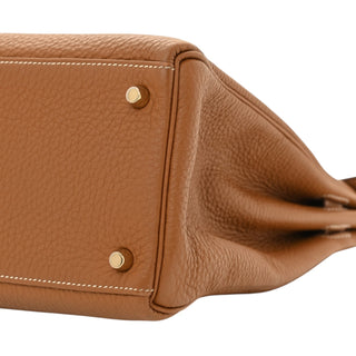 Hermès Kelly 35 Togo Leather In Gold With Gold Hardware