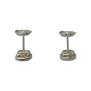 Tiffany & Co Soleste Yellow Diamond Halo Stud Earrings