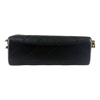 Chanel Black Quilted Lambskin Mini Top Handle Shopper Bag