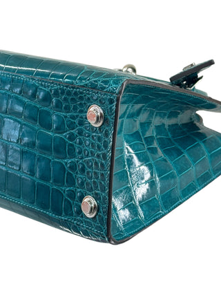 Louis Vuitton Green Inferno City Streamer PM Crocodilian Brilliant Bag