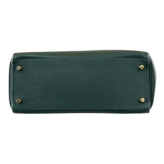 Hermès Kelly 28 In Vert Anglais Togo Leather With Gold Hardware