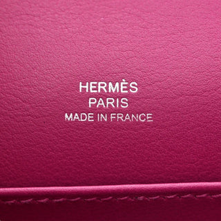 Hermes Kelly Pochette In Rose Pourpre Swift Leather With PHW