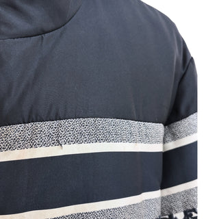 Christian Dior Navy Oblique Reversible Down Puffer Jacket